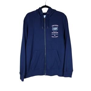 Hurley Jacket Men’s Size Large Navy Bluse Zip Up Streetwear Cotton Warm Casual